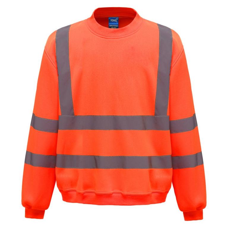 Hi-vis sweatshirt (HVJ510) Orange