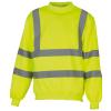 Hi-vis sweatshirt (HVJ510) Yellow