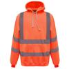 Hi-vis pull-over hoodie (HVK05) Orange