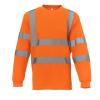 Hi-vis long sleeve t-shirt (HVJ420) Orange