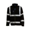 Hi-vis softshell jacket (HVK09) Black