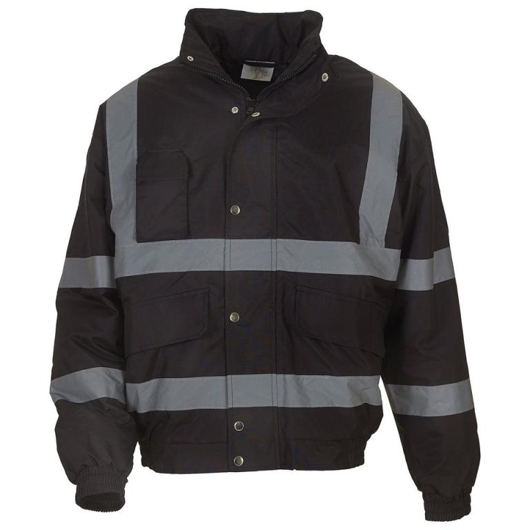 Hi-vis classic bomber jacket (HVP211) Black