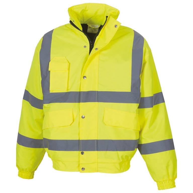 Hi-vis classic bomber jacket (HVP211) Yellow