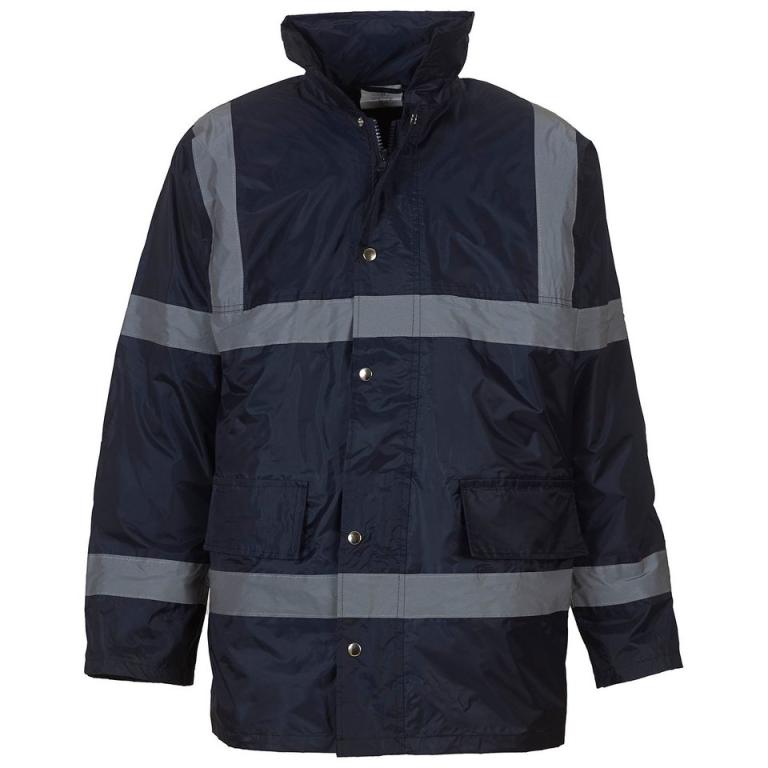 Hi-vis security jacket (HVP301) Navy