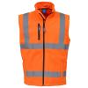 Hi-vis softshell gilet (HV006) Orange