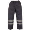 Hi-vis waterproof overtrousers (HVS461) Navy