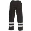 Reflective polycotton ballistic trousers (BS015T) Black