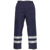 Reflective polycotton ballistic trousers (BS015T) Navy