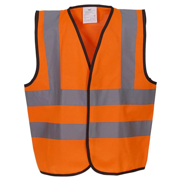 Kids hi-vis 2 b&b waistcoat (HVW100CH) Orange