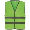 Hi-vis reflective border kids waistcoat (HVW102CH) Lime