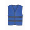 Hi-vis reflective border kids waistcoat (HVW102CH) Royal Blue