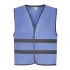 Hi-vis reflective border kids waistcoat (HVW102CH) Sky