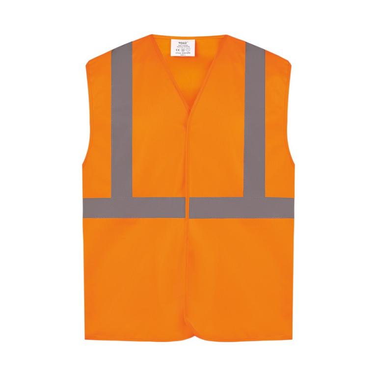 Hi-vis railway waistcoat class 2 (HVW118PE) Orange