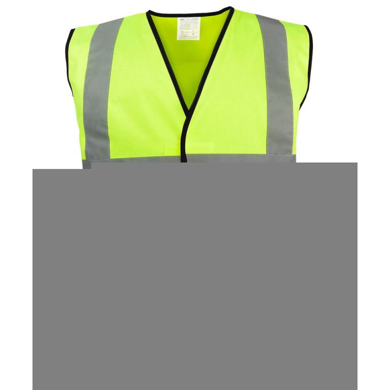 Hi-vis two-tone waistcoat (HVW122) Hi-vis Yellow/Black