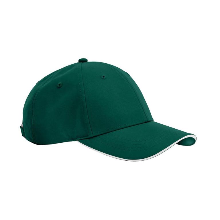 Team sports-tech cap Bottle Green/White