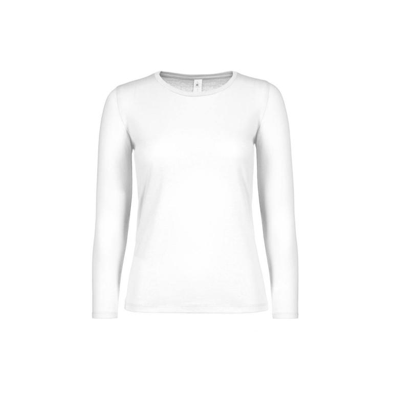 B&C #E150 long sleeve /women  White