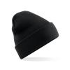 Polylana® original cuffed beanie  Black