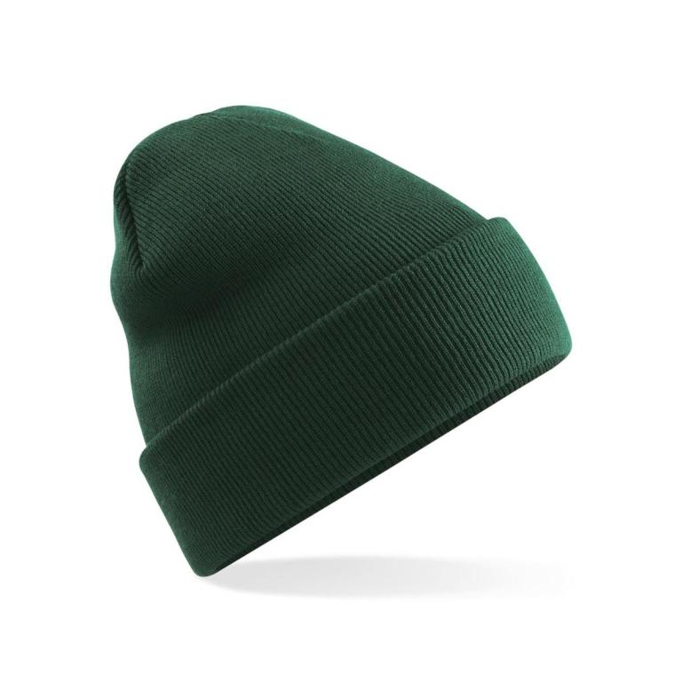 Polylana® original cuffed beanie  Bottle Green