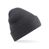 Polylana® original cuffed beanie  Graphite Grey