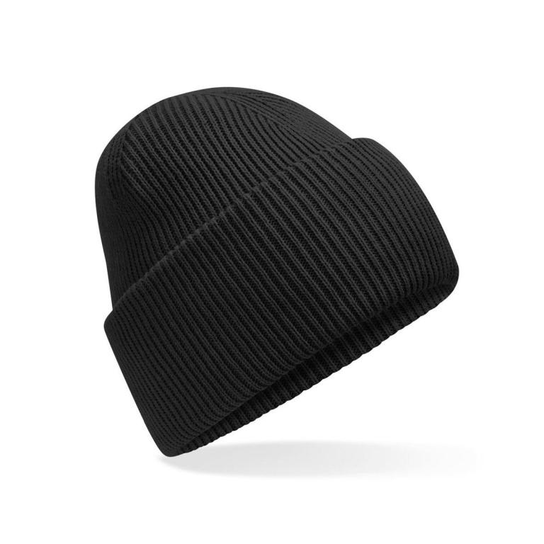 Classic engineered deep-cuffed beanie Black