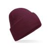 Classic engineered deep-cuffed beanie Burgundy