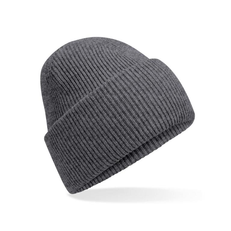 Classic engineered deep-cuffed beanie Granite