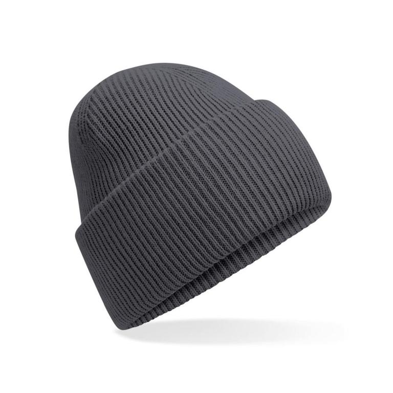 Classic engineered deep-cuffed beanie Graphite Grey