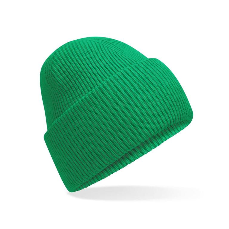 Classic engineered deep-cuffed beanie Kelly Green