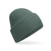 Classic engineered deep-cuffed beanie Marine Green