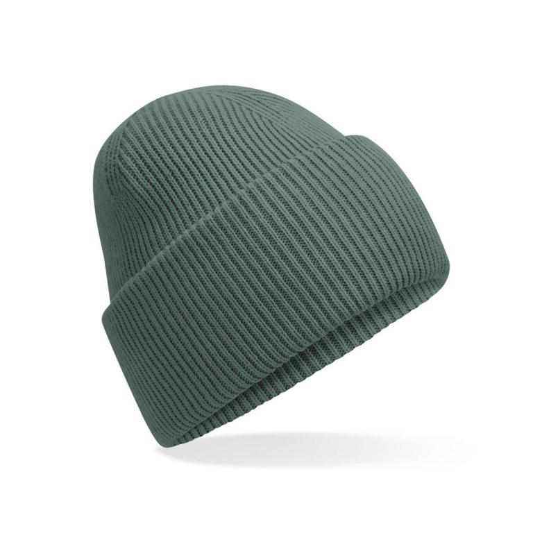 Classic engineered deep-cuffed beanie Marine Green