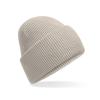 Classic engineered deep-cuffed beanie Natural Stone