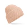 Classic engineered deep-cuffed beanie Peach