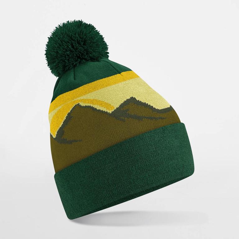 Mountain peaks pom pom beanie Alpine Peaks