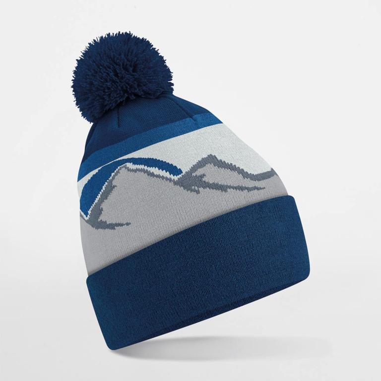 Mountain peaks pom pom beanie Rocky Peaks