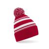 Striped fan beanie Classic Red/White