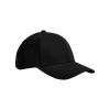 EarthAware® junior classic organic cotton 6-panel cap Black