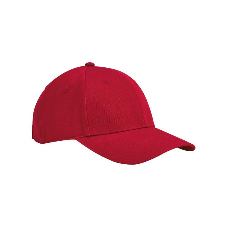 EarthAware® junior classic organic cotton 6-panel cap Classic Red