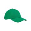 EarthAware® junior classic organic cotton 6-panel cap Kelly Green