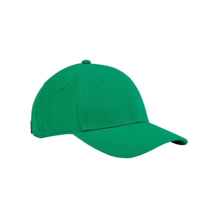 EarthAware® junior classic organic cotton 6-panel cap Kelly Green