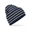 Original deep-cuffed striped beanie French Navy/Soft White