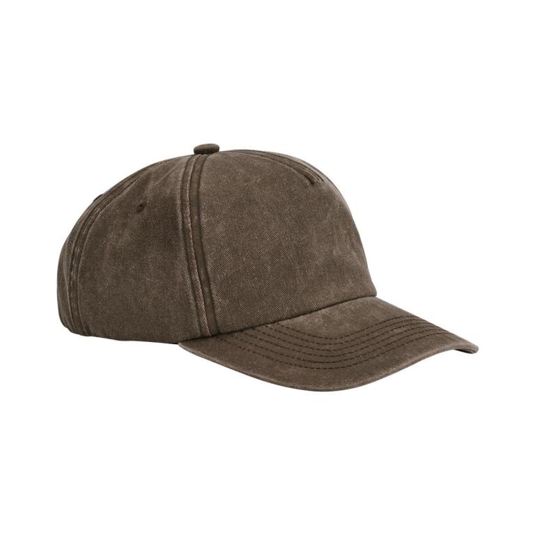 Relaxed 5-panel vintage cap Vintage Brown