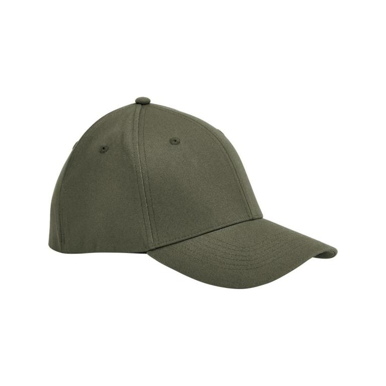 EarthAware® organic cotton stretch-fit cap Olive Green