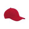 EarthAware® classic organic cotton 6-panel cap Classic Red