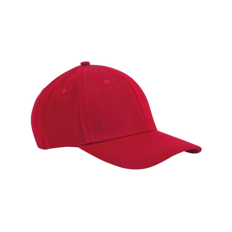 EarthAware® classic organic cotton 6-panel cap Classic Red