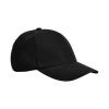 EarthAware® classic organic cotton 5-panel cap Black