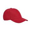 EarthAware® classic organic cotton 5-panel cap Classic Red