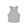 Women’s micro rib racer tank Athletic Heather