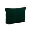 Velvet accessory bag Dark Emerald