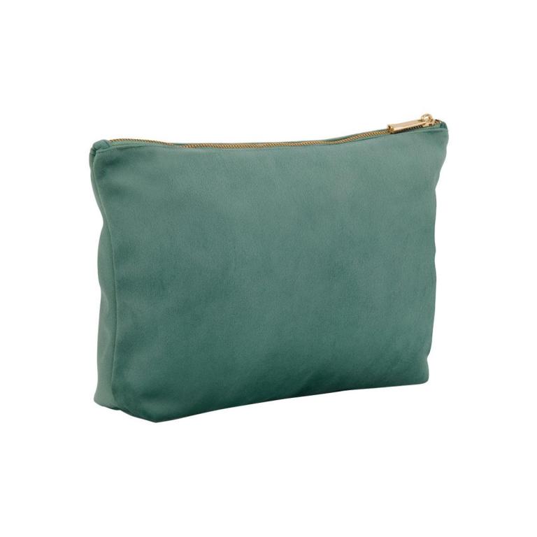 Velvet accessory bag Jade