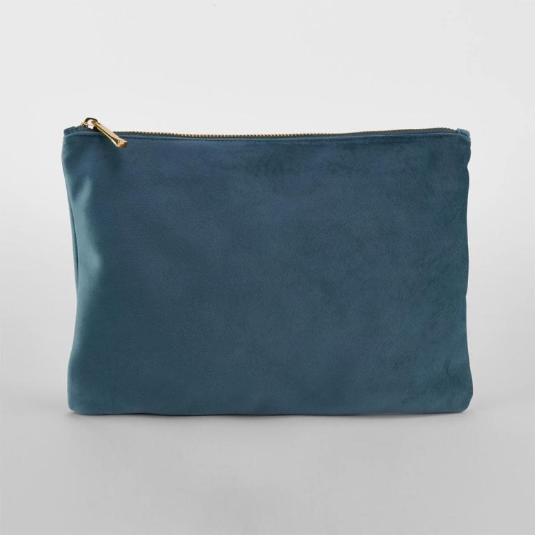 Velvet accessory pouch